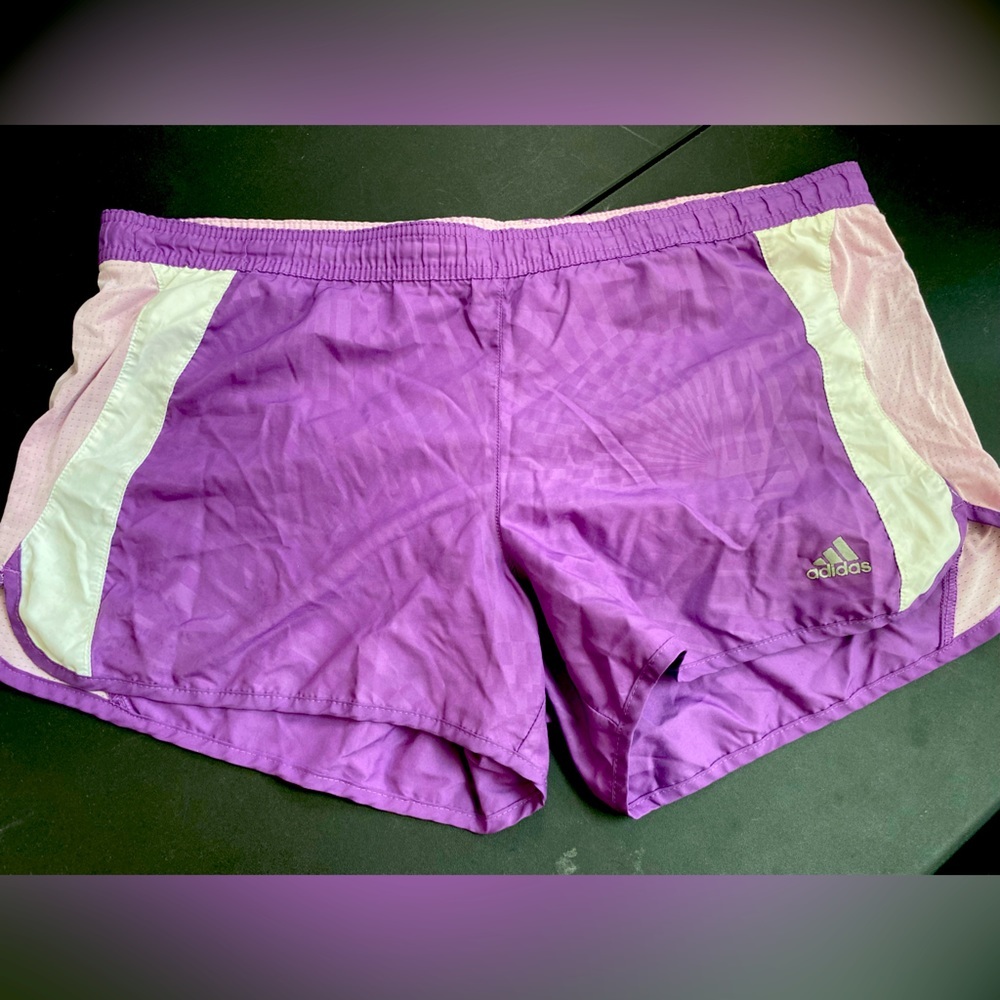 Adidas Large Purple Athletic Shorts
